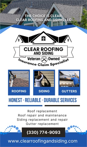 Clear Roofing and Siding, LLC