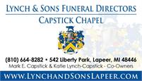 Lynch & Sons Funeral Directors- Mark Capstick